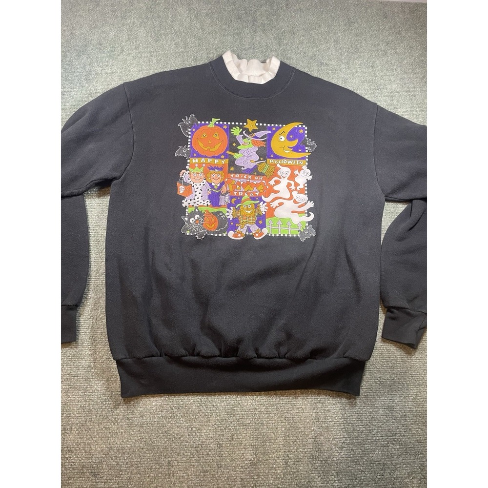Lee vintage 1990s Halloween graphic crewneck sweatshirt M